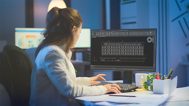 设计师使用 DraftSight 进行 2D 图纸设计